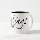 Lieblingspapa - schwarzer Schriftzug 0001 Zweifarbige Tasse (VorderseiteRechts)