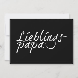 Lieblingspapa - weißer Schriftzug 0001