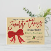 Lieblingsparty Einladung (Stehend Vorderseite)