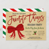 Lieblingsparty Einladung (Vorne/Hinten)