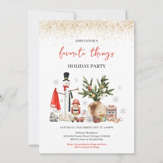 Lieblingsparty Einladung (Vorderseite)