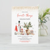 Lieblingsparty Einladung (Stehend Vorderseite)