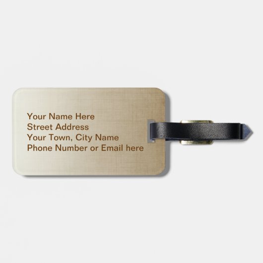 Lieblingspferd Gepäckanhänger (Rückseite horizontal)