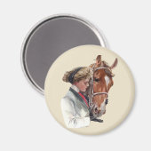 Lieblingspferd Magnet (Vorderseite/Rückseite)