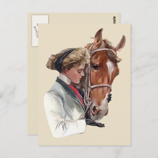 Lieblingspferd Postkarte (Vorne/Hinten)