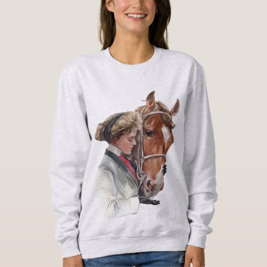 Lieblingspferd Sweatshirt (Vorderseite)