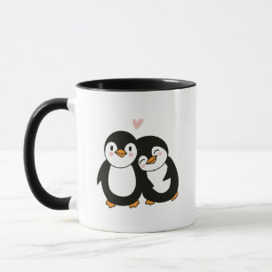 Lieblingspinguin - Süße romantische Tierillustrati Tasse