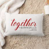 Lieblingsplatz Personalisiert Lendenkissen (Decke)