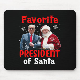 Lieblingspräsident von Weihnachten stolz Trump Mousepad