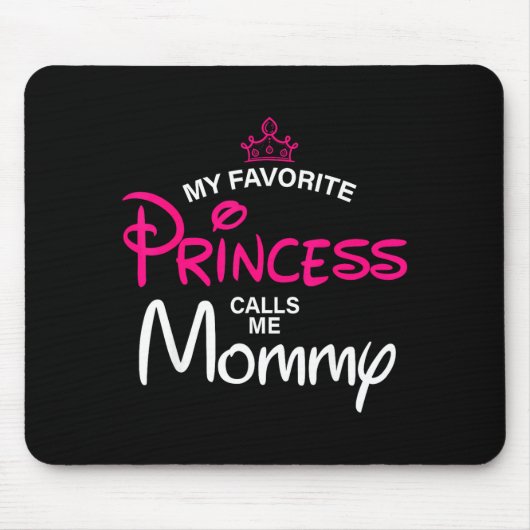 Lieblingsprinzessin nennt Mami Tochter Muttertag Mousepad (Vorne)