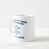 Lieblingssache am Winter Kaffeetasse (Vorderseite Links)
