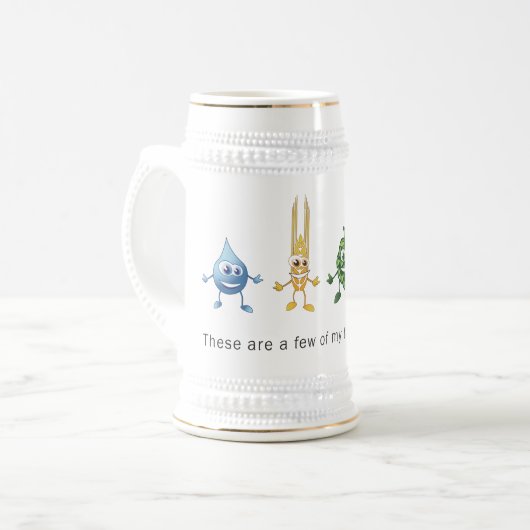 Lieblingssachen - Bier Stein Bierglas (Vorderseite Links)