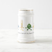 Lieblingssachen - Bier Stein Bierglas (Mittel)