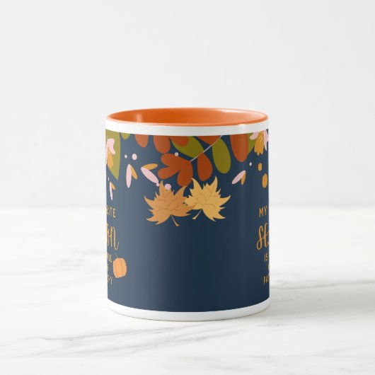 Lieblingssaison - Fall des Patricarchy Zwei-Tone-C Tasse (Zentrum)