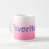 Lieblingssante Kaffeetasse (Vorderseite Links)