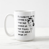 Lieblingsschale der Kaffee-weiblichen lustigen Kaffeetasse (Links)