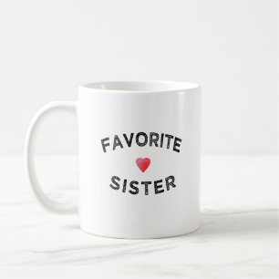 Lieblingsschwester beste Schwester überhaupt lusti Kaffeetasse