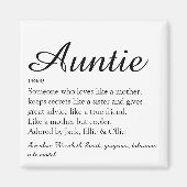 Lieblingssendung, Tante-Definition-Skript Magnet (Vorne)