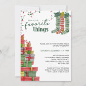 Lieblingssendungen - Strümpfe und Feiertage Einladung (Vorderseite)