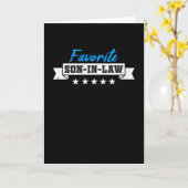 Lieblingsson im Gesetz Karte (Gelbe Blume)