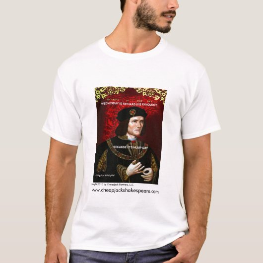 Lieblingstag Richard III T-Shirt (Vorderseite)