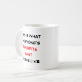 Lieblingstante Kaffeetasse (Vorderseite Links)