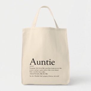 Lieblingstante Tante Definition Tragetasche