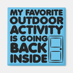 Lieblingstätigkeit im Freienist innerer lustiger Magnet