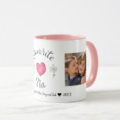 LieblingsTia 2 Foto-Gewohnheits-Tasse Tasse (VorderseiteRechts)