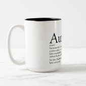 Lieblingstitel Zweifarbige Tasse (Links)