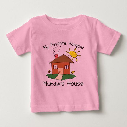 Lieblingstreffpunkt Mamaws Haus Baby T-shirt (Vorderseite)