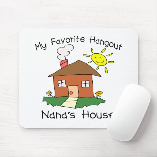 Lieblingstreffpunkt-Nanas Haus Mousepad (Mit Mouse)