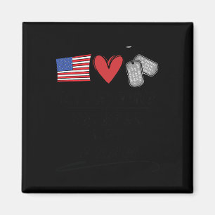 Lieblingsveteran ist mein Papa-Vater Veterans Day Magnet