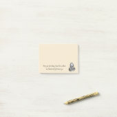 LieblingsWalt Whitman-Zitat Champagne Post-it Klebezettel (Auf Schreibtisch)