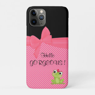Liebreizender süßer Frosch auf Punkten-Hallo Schön Case-Mate iPhone Hülle