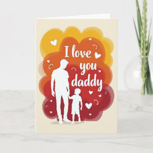 Liebst Du Daddy Andenkenkarte Karte