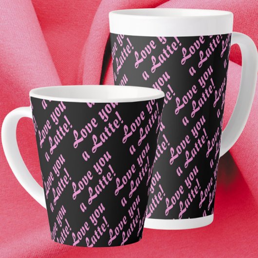 Liebst Du einen Latte Latte Becher Milchtasse
