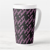Liebst Du einen Latte Latte Becher Milchtasse (Rechte Ecke)