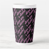 Liebst Du einen Latte Latte Becher Milchtasse (Vorderseite)