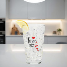 Liebst Du Glas Tasse