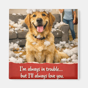 Liebst du Golden-Retriever-Kühlschrankmagnet-Produ Magnet