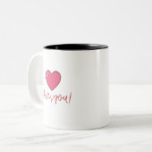 Liebst Du Herz Tasse (Vorderseite Links)