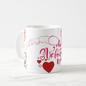 Liebst Du Herz Tasse – Romantischer Valentinstag  (Vorderseite Links)