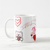 Liebst Du Herz Tasse – Romantischer Valentinstag  (Links)