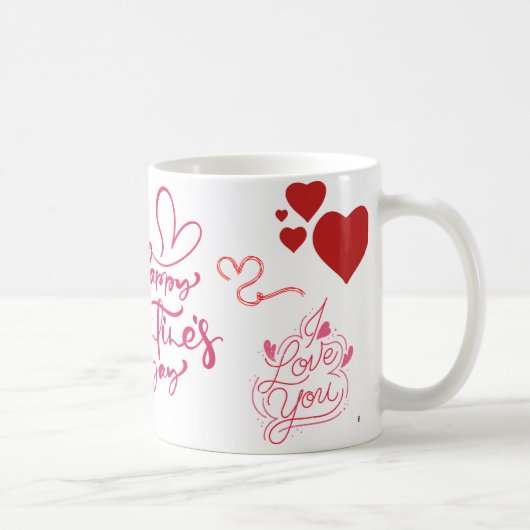 Liebst Du Herz Tasse – Romantischer Valentinstag  (Rechts)