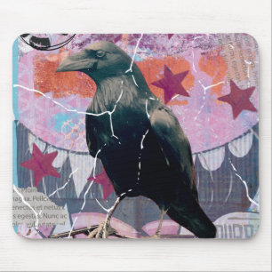 Liebst du Krähen & eine kleine künstlerische Rand  Mousepad