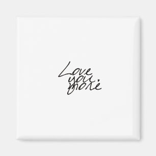 Liebst du mehr echte herzliche Art Magnet