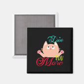 Liebst du mehr eleganter Stil Magnet (Vorderseite/Rückseite)