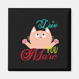Liebst du mehr eleganter Stil Magnet