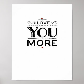 Liebst Du mehr künstlerischer Designstil  Poster